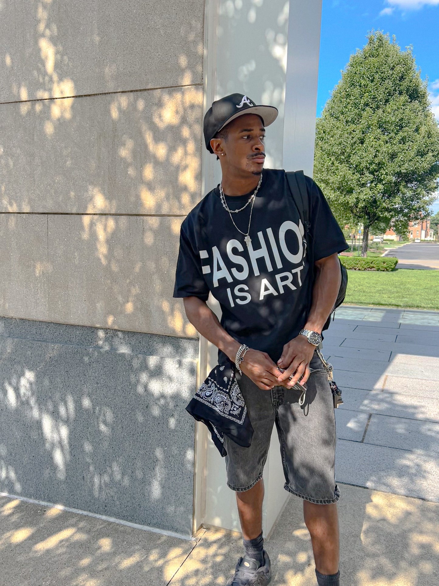 "Fashion Is Art" Boxy Tee