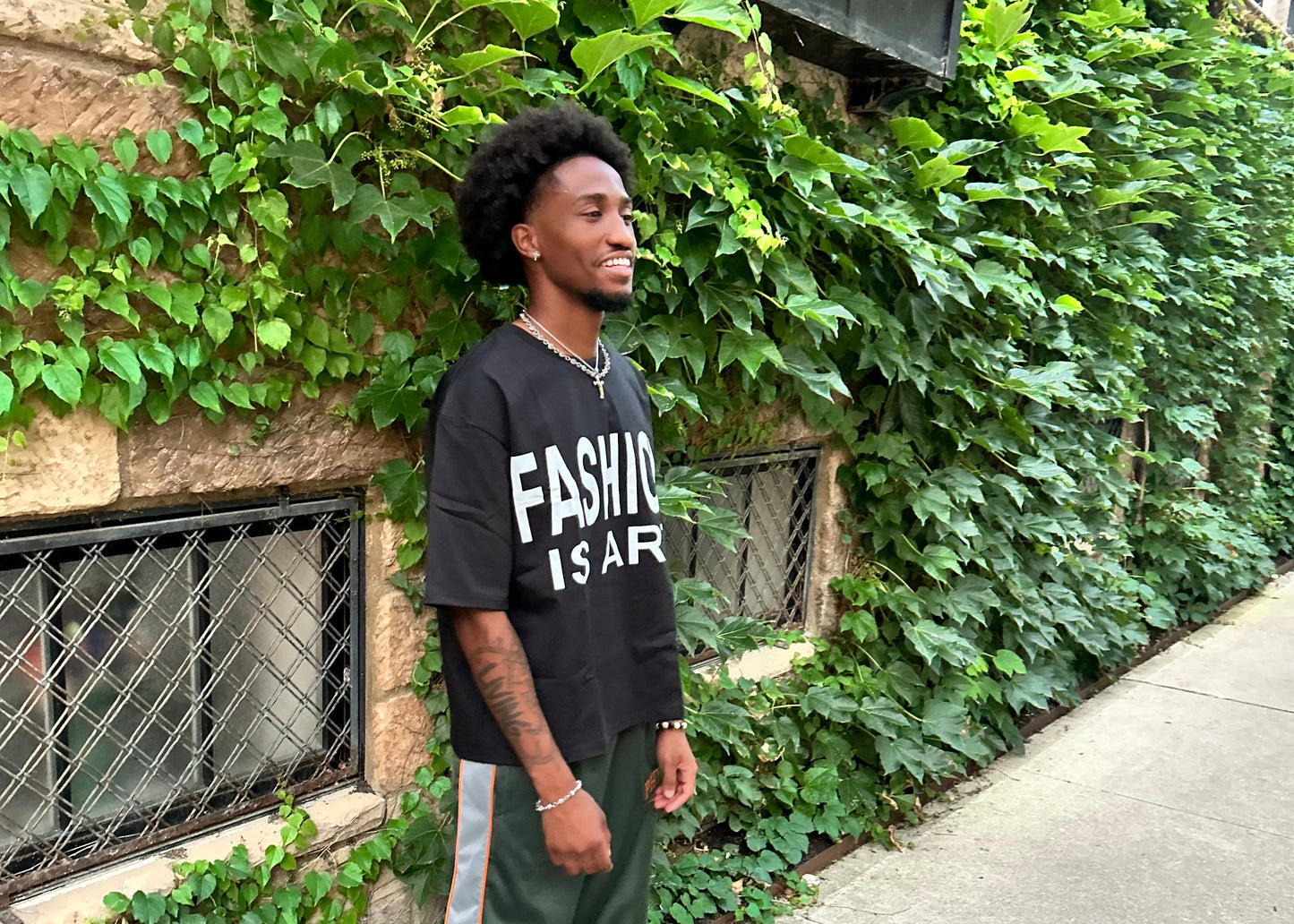 "Fashion Is Art" Boxy Tee