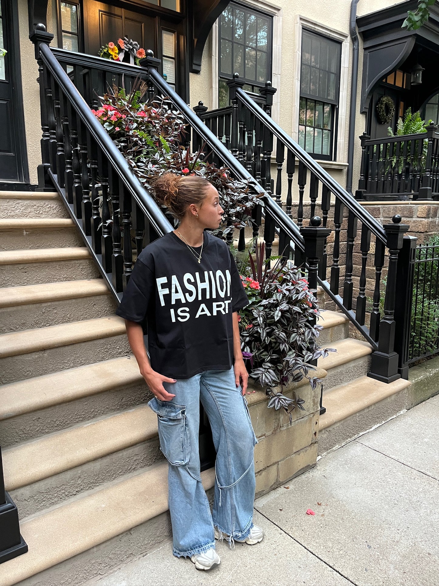 "Fashion Is Art" Boxy Tee