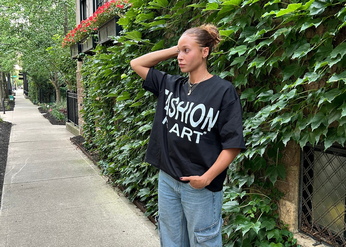 "Fashion Is Art" Boxy Tee