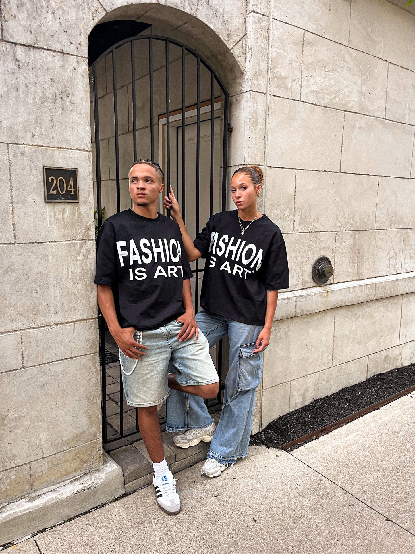 "Fashion Is Art" Boxy Tee