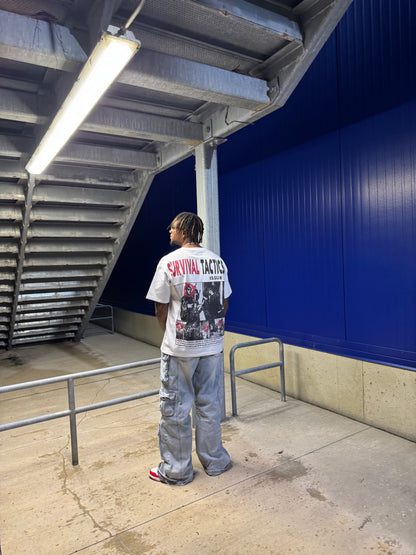 "Survival Tactics" Oversized Graphic Tee
