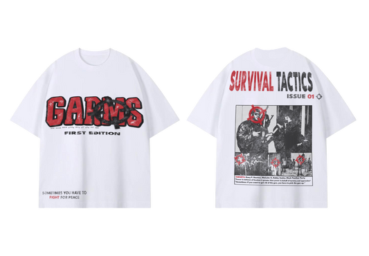 "Survival Tactics" Oversized Graphic Tee