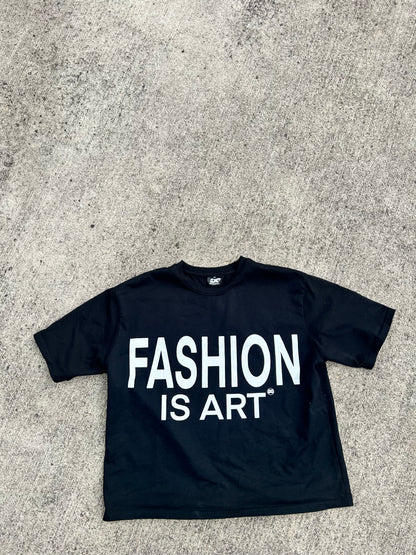 "Fashion Is Art" Boxy Tee