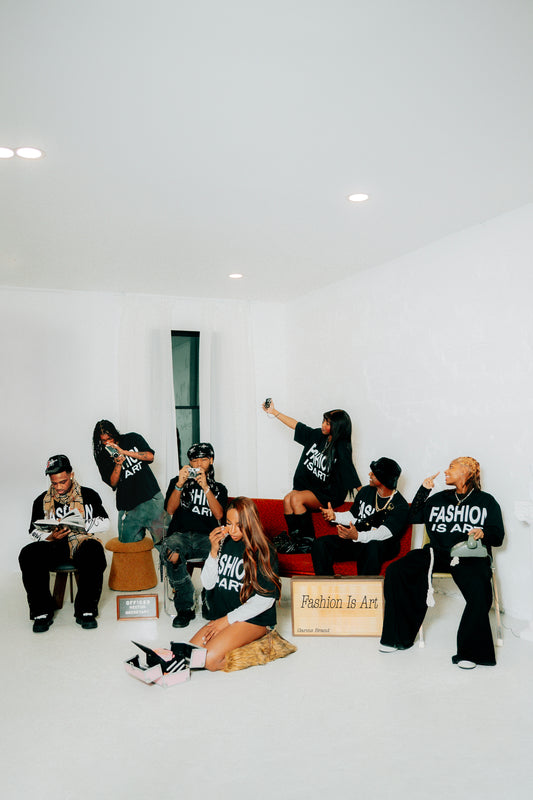 "Fashion Is Art" Boxy Tee