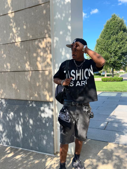 "Fashion Is Art" Boxy Tee