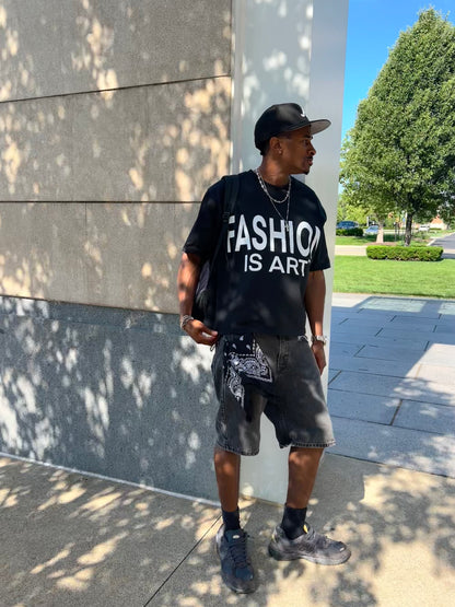 "Fashion Is Art" Boxy Tee