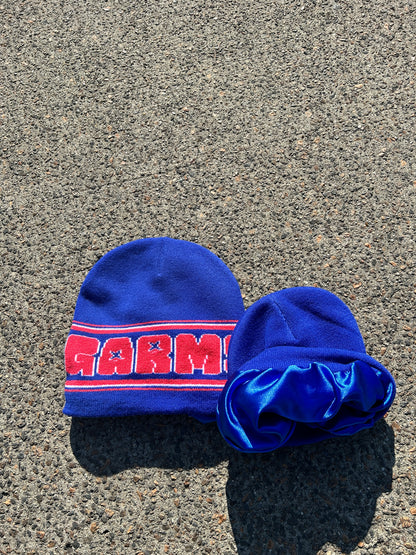 Satin Lined Graffiti Beanie